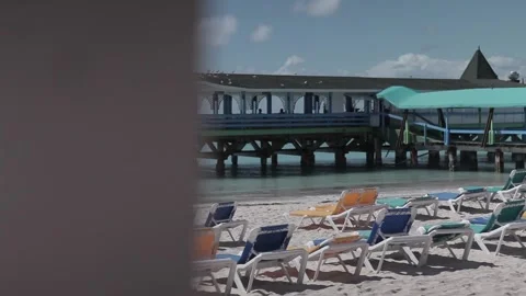 Panshot of beach Stock Footage 260578364