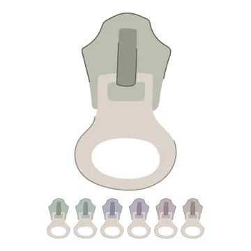 Pant zipper puller vector cartoon graphic 스톡 일러스트