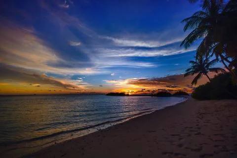 Pantai Foto stock