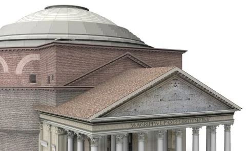 Pantheon 4 Stock Illustration