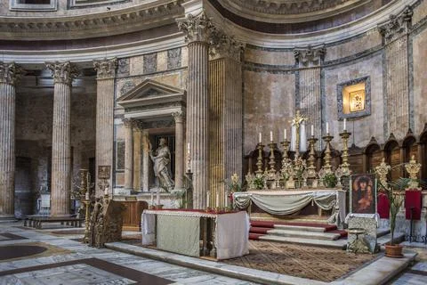 The Pantheon alter Fotos Stock