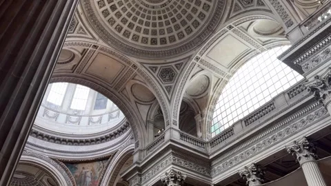 Panthéon Dome Interior – Paris Видео 321775306
