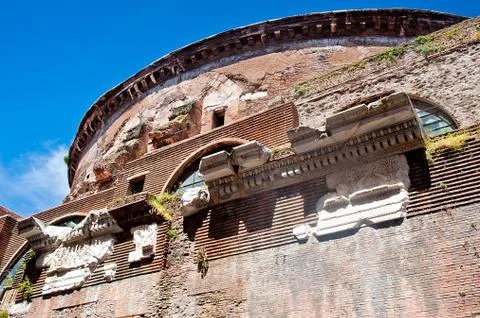 Pantheon dome Stock Photos