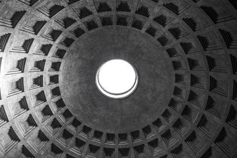 Pantheon interior, Rome, Italy Stock Photos