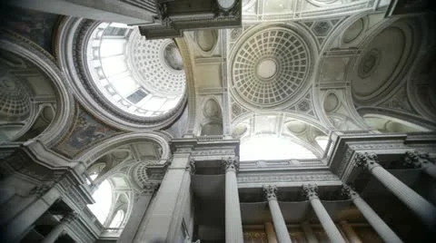Pantheon in Paris Stock Footage 12571466