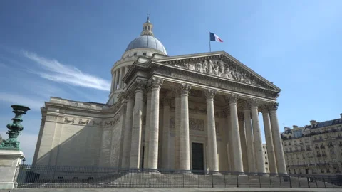 The Pantheon, Paris Stock Footage 131252183