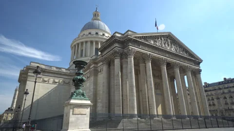 The Pantheon, Paris Stock Footage 131252250