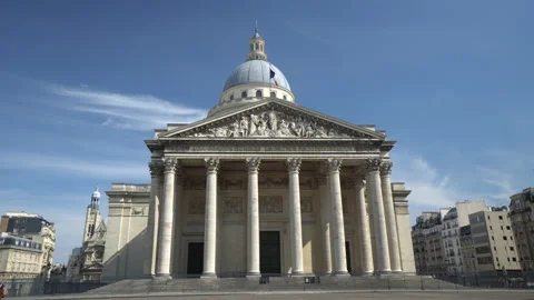 The Pantheon, Paris Stock Footage 131252327