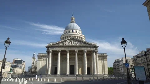 The Pantheon, Paris Stock Footage 131252332