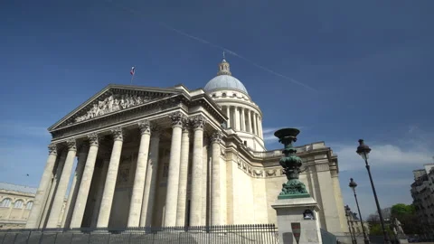 The Pantheon, Paris Stock Footage 131252410