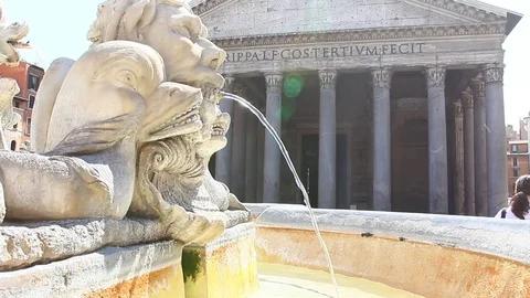 Pantheon, Rome Stock Footage 75334001