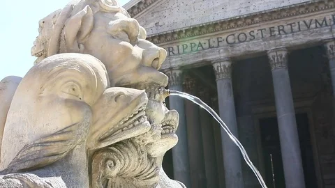 Pantheon, Rome Stock Footage 75334104
