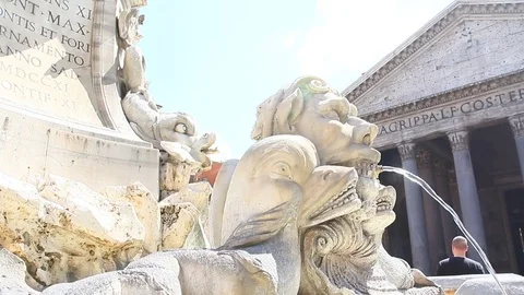 Pantheon, Rome Stock Footage 75334128