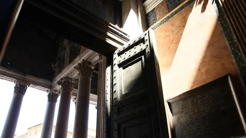 Pantheon, Rome Stock Footage 75334266