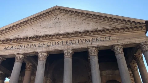 Pantheon In Rome Stock Footage 110185788