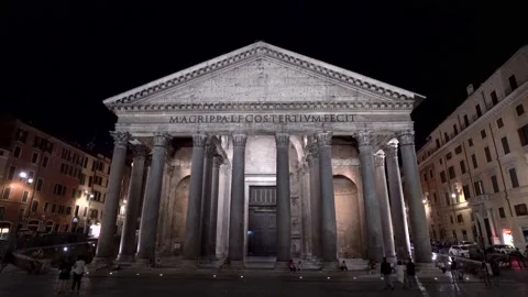 The Pantheon in Rome Stock Footage 159165166