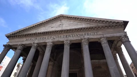 Pantheon in Rome Vídeo Stock 197632728