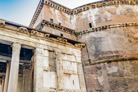 Pantheon in Rome Stock Photos