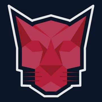 Panther Head logo icon vector illustration Stock Illustration