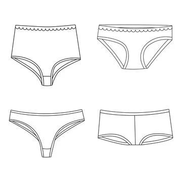 Pantie icon design Stock Illustration