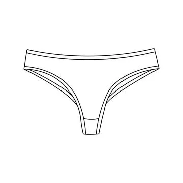 Pantie icon design Stock Illustration