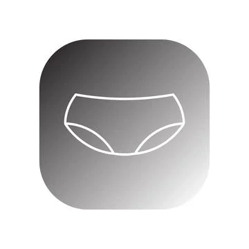 Panties icon vector Stock Illustration