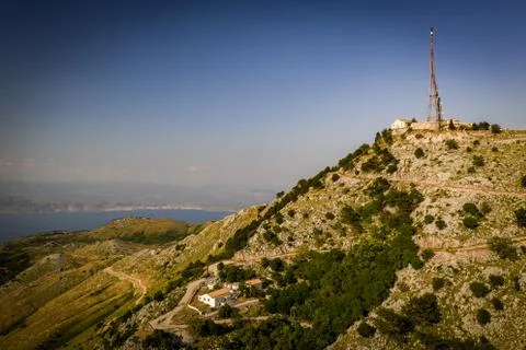 Pantokrator view, Greece Stock Photos