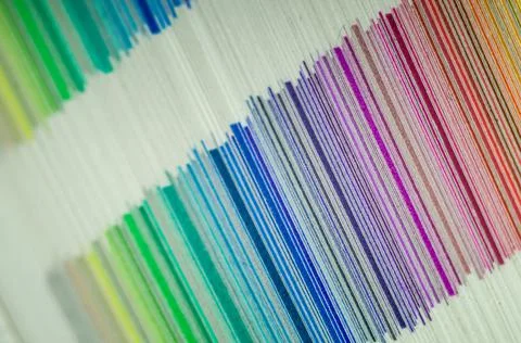 PANTONE. A sample of the chromaticity of the Pantone system. Reference colors of Stock Photos
