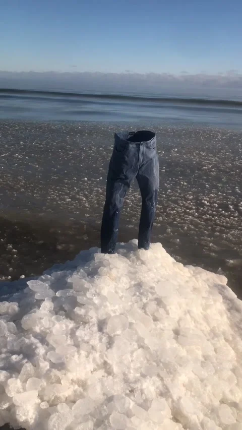 The Pants are All That Was Left, Chicago, Illinois, USA - 25 Feb 2025 Stock Footage 302928307