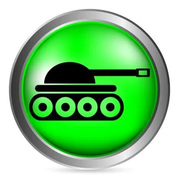 Panzer button Stock Illustration