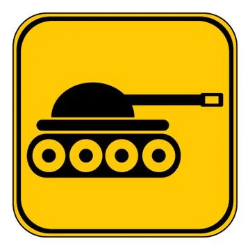 Panzer button. Stock Illustration