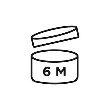 Pao 6m logo sign vector outline Stock Illustration
