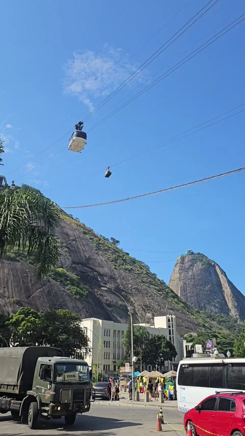 Pão de Açúcar, Rio de Janeiro, Brazil – Sugarloaf Mountain Views [8K] Stock Footage 306487673