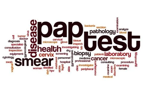 Pap test word cloud イラスト素材