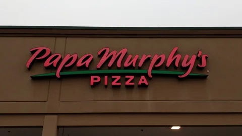 Papa Murphy Sign Stock Footage 108960732