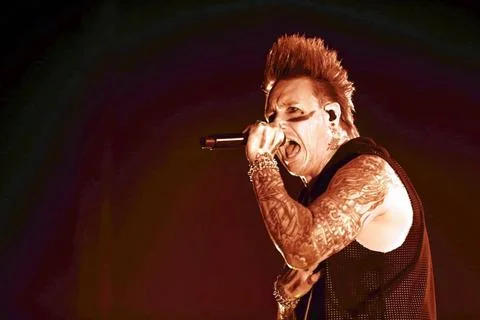  Papa Roach live in der Verti Music Hall, Berlin, Berlin Deutschland, Germ... Stock Photos