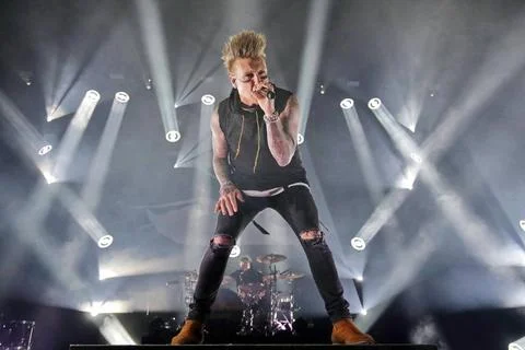  Papa Roach live in der Verti Music Hall, Berlin, Berlin Deutschland, Germ... Stock Photos