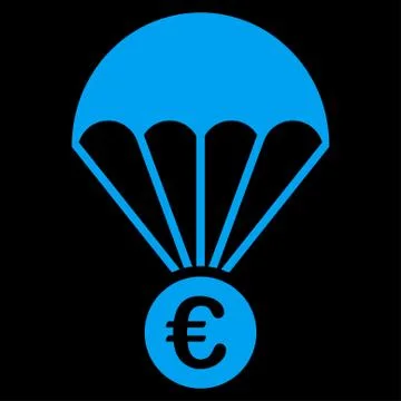 Papachute icon Stock Illustration
