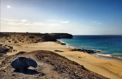 Papagayo beach Stock-Fotos