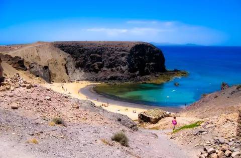 Papagayo Beach 库存照片