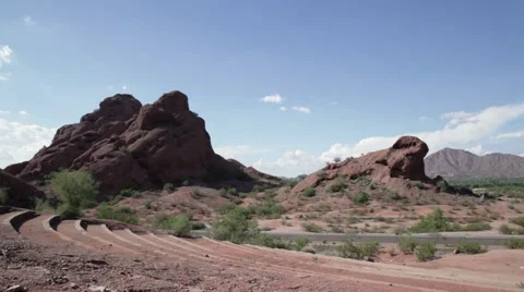 Papago Park McDowell Rd Stock Footage 47418551