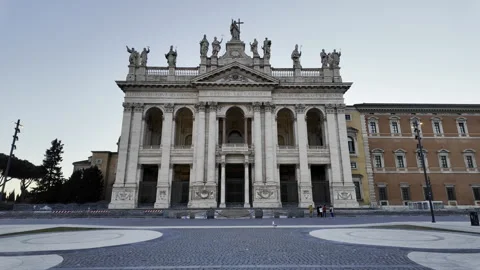 Papal Basilica of St. John Stock Footage 332561114