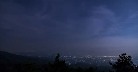 Papandayan Night Timelapse Stock Footage 155750444