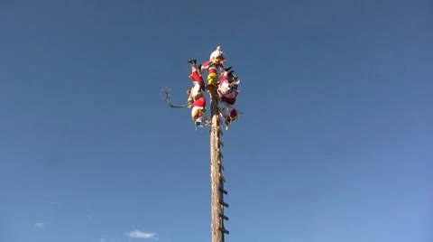 Papantla flyers Stock Footage