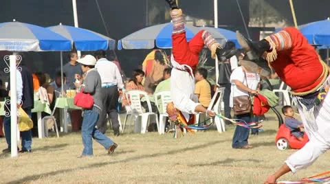 Papantla flyers Stock-Footage 12260506