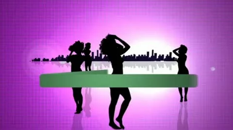 Paparazzi dancing silhouettes Stock After Effects