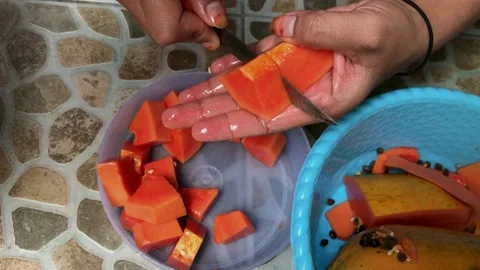 Papaya Stock Footage 206550159