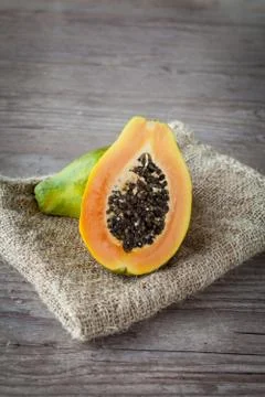 Papaya fruit Stock Photos