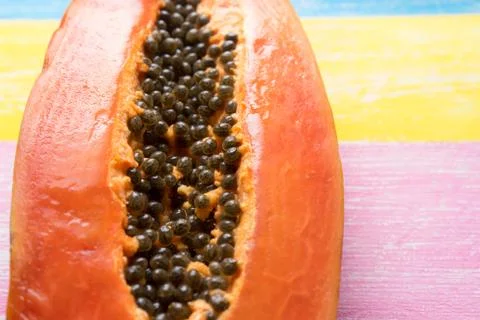 Papaya fruit Stock Photos