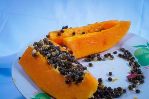 Papaya fruit Stock Photos